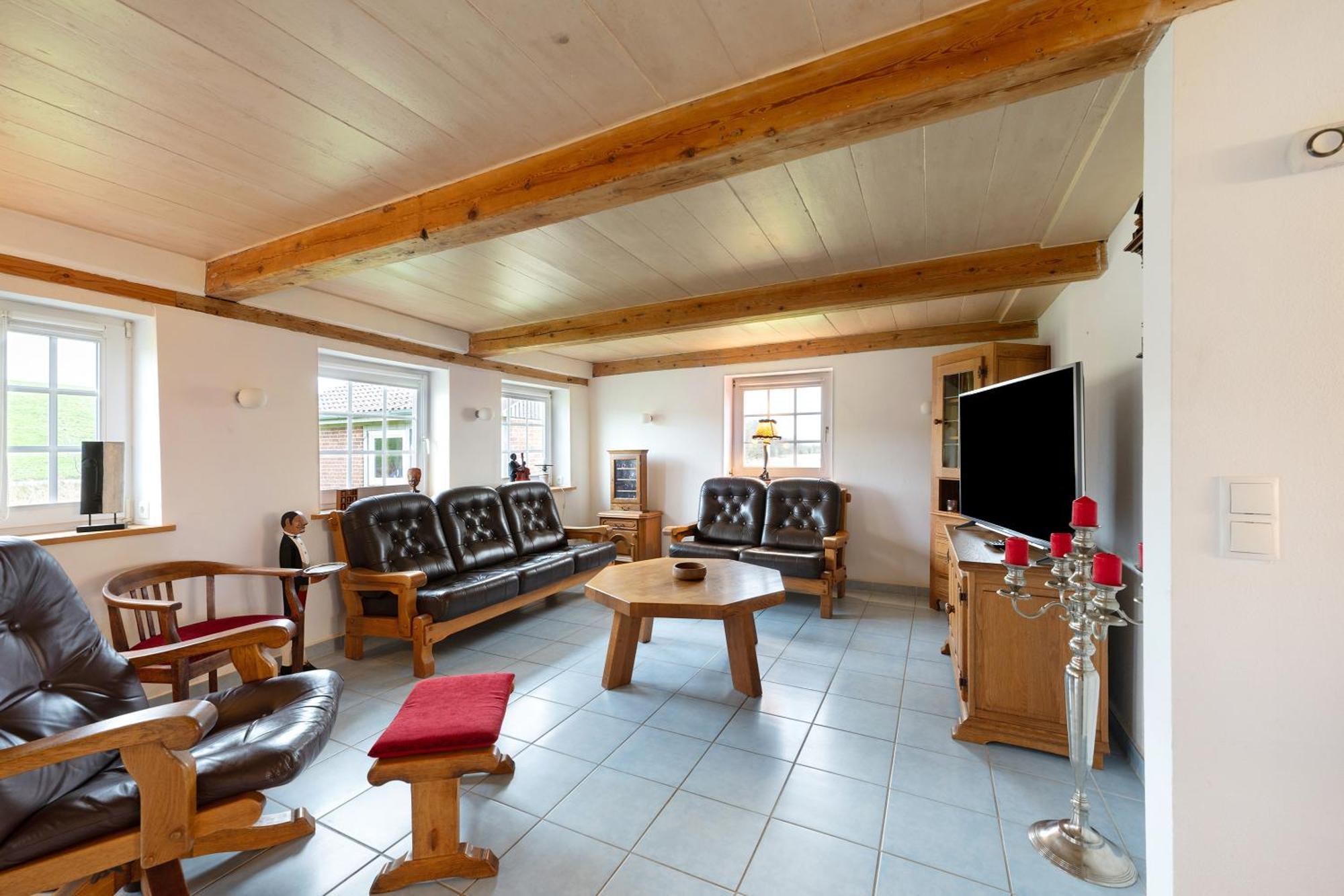 Deichhaus Bullerbue Dagebuell Villa Kültér fotó