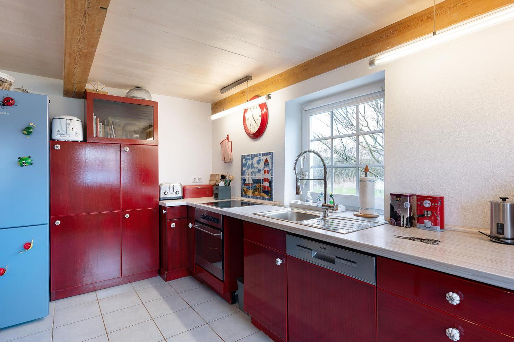 Deichhaus Bullerbue Dagebuell Villa Kültér fotó